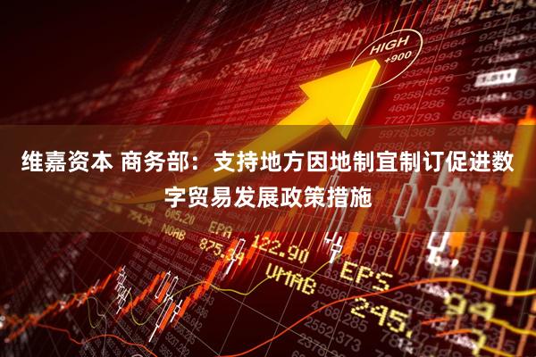 维嘉资本 商务部：支持地方因地制宜制订促进数字贸易发展政策措施