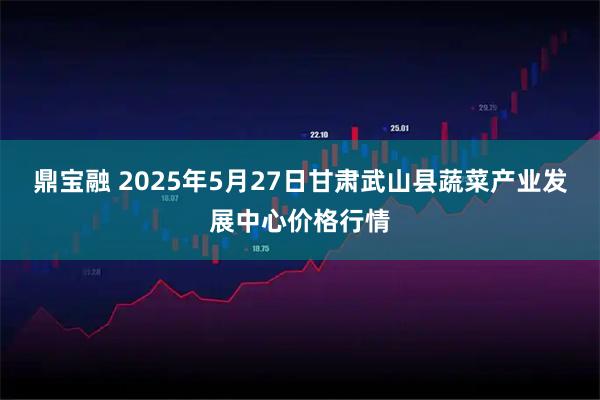 鼎宝融 2025年5月27日甘肃武山县蔬菜产业发展中心价格行情