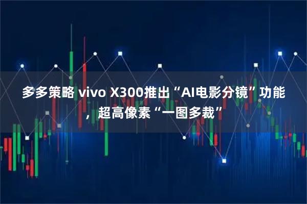 多多策略 vivo X300推出“AI电影分镜”功能，超高像素“一图多裁”