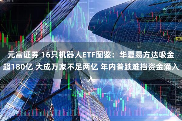 元富证券 16只机器人ETF图鉴：华夏易方达吸金超180亿 大成万家不足两亿 年内普跌难挡资金涌入